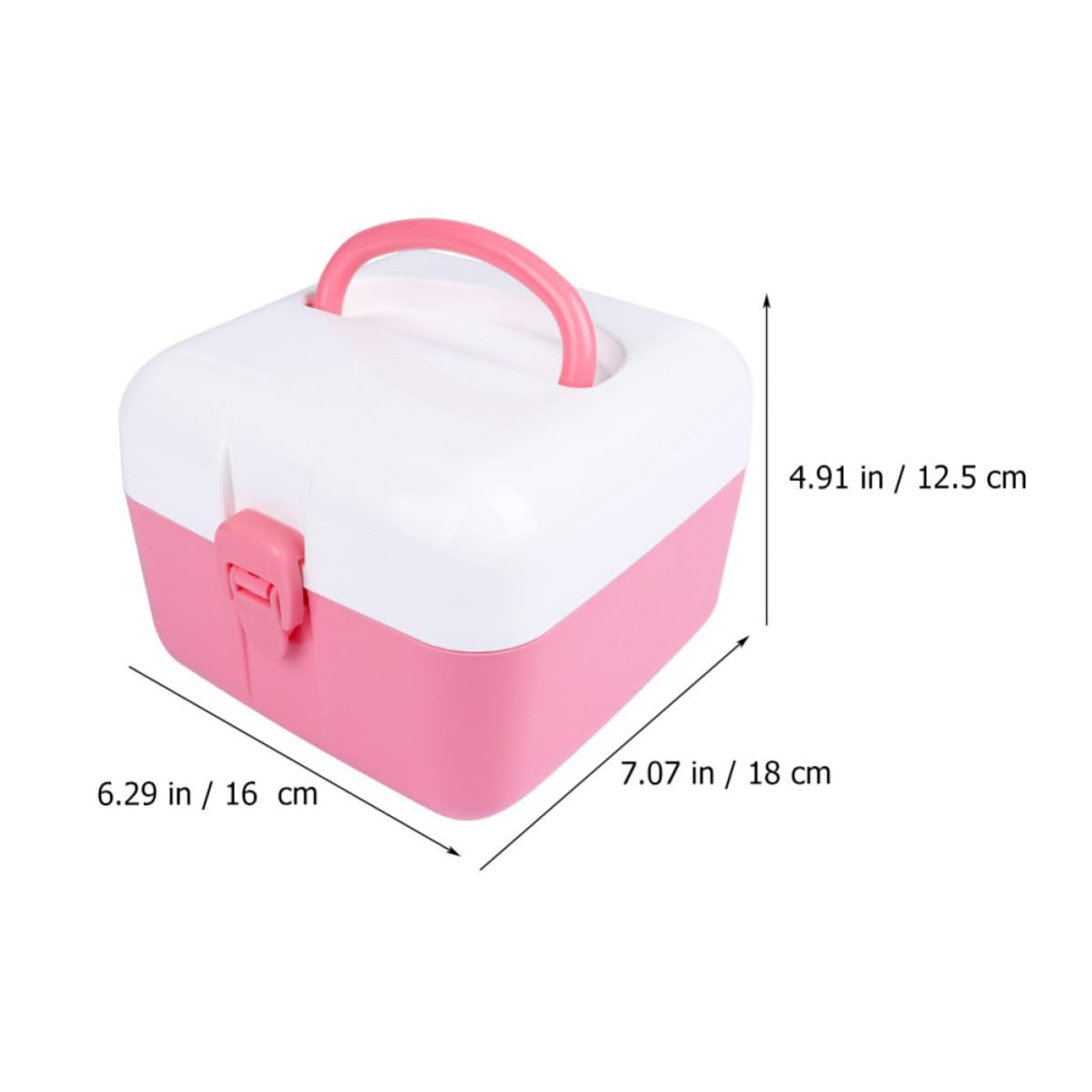 TEHAUX Giocattolo Trucco in Legno e Plastica, Kit Cosmetico Rosa per Sviluppare Coordinazione Occhio-mano e Sensibilità ai Colori, per Gioco Domestico e Compleanni