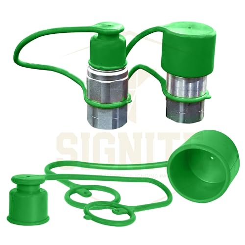 Déconnexion rapide hydraulique 1/2 verte et coupleur ISO 16028
