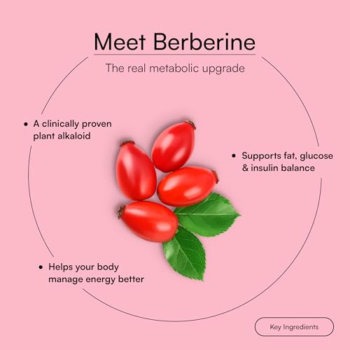Image of hk vitals 3x Metabolic Apple Cider Vinegar 750mg + Berberine 250mg, Mixed Berry, 30 Effervescent Tablets (15 Tablets each) | Combo Pack