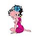 ZKL shop Emblemas de Coches Pegatinas y calcomanías Betty Boop Betty Boop Encantadora Flor de Flores Azules Auto Motor Auto Motor de Parachoques Accesorios portátiles KK13 * 10cm Emblemas