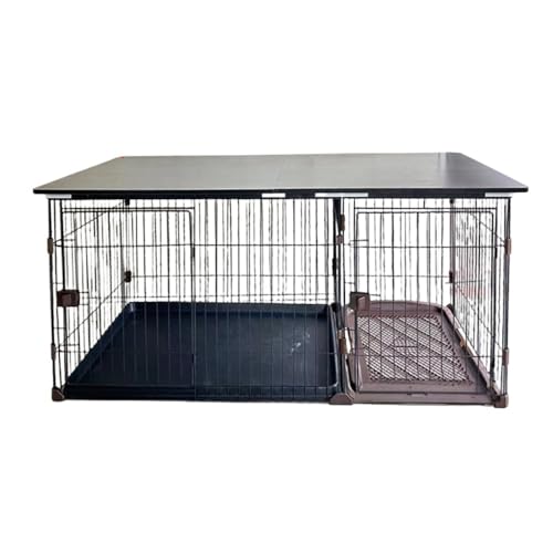 【新品】大型犬 ケージ 犬 ゲージ キャスター 屋根 トイレトレー 屋内 新品】大型犬 ケージ 犬 ゲージ キャスター 屋根 トイレトレー