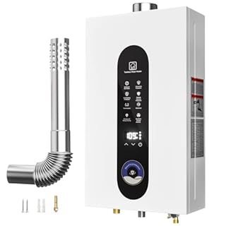 Tankless Water Heater Propane Gas, 14L Instant Hot Water Heater with Fahrenheit Digital Display, Indoor Installation Up to 3.7GPM, 95540BTU
