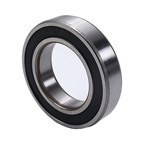 Othmro 1pcs 6008RS Deep Groove Ball Bearings, 40mm x 68mm x 15mm Double Sealed Bearing, High Carbon Steel Z2 Bearing