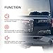 ETL INDUSTRIES Tailgate Hinge Set Steel Reinforced Heavy Duty Rear Door Hinges Tail Gate Hinge Cover Bracket Fits 2007-2018 for Jeep Wrangler JK JKU Unlimited 2/4 Door