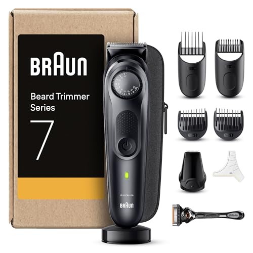 Braun Tondeuse À Barbe Series 7 BT7441, Tondeuse À Barbe Avec Outils Professionnels Et 100 Minutes...
