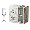 Bormioli Rocco Riserva 275 oz Grappa and Cordial Glasses Small Stemmed Spirit Glasses for Aperitif Dessert Drink Liqueur After Dinner Drink Set of 6 Clear