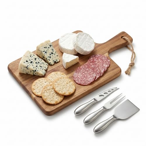 Cheese Knife Set, 6-Piece Stainless Steel Charcuterie Board Accessories by RWIXR - Used condition - Image 4