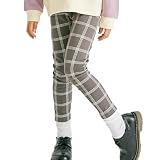 [ever closet] ガールズ ボーイズ レギンス 110サイズ (4-6歳・身長105-115cm目安) グラフチャコール 女の子 男の子 長ズボン 春用 夏用 秋用 10分丈 ストレッチ 総柄 スパッツ 通園 通学 子供服 キッズ服 エバークローゼット