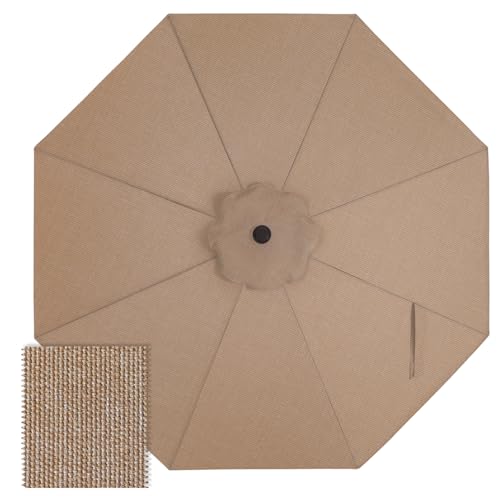 ABCCANOPY OLEFIN® 5-Year Non Fading 9FT Patio Umbrella Replacement Canopy