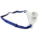 Longdex Fishing Waist Belt 2.3 Inch Inner Dia Adjustable Offshore Sea Fishing Fighting Belt Stand Up Waist Support Rod Holder
