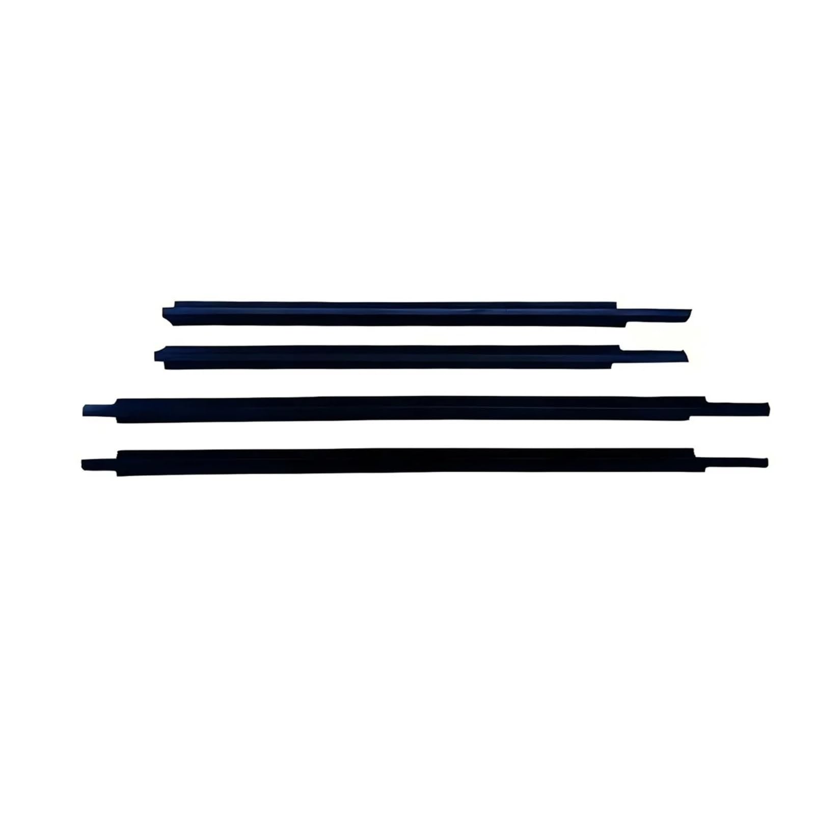 Glilar One Color Automotive Window Seals Compatible With For Mondeo 2001-2007 4Pcs Car Outer Windows Weatherstrip Sealing Belt Moulding Trim
