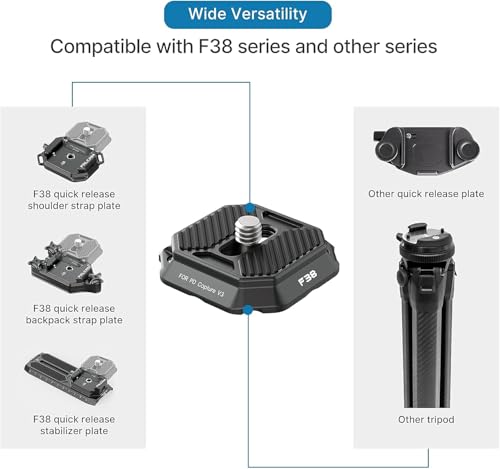Image of FALCAM F38 Camera Quick Release Plate Compatible with Camera Clip V3