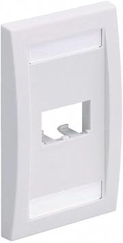 Panduit CFPE2WHY 1-Gang 2-Port Faceplate, White