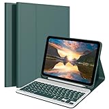 Ocricll Case with Keyboard for Samsung Galaxy Tab A9+ / A9 Plus 5G 2023 (Model: SM-X210/X215/X216/X218), [Support 3 System] Magnetic Detachable Wireless Keyboard for Galaxy Tablet 11”, Dark Green