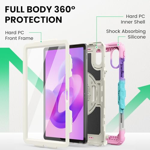 Coque Lenovo Tab M11 rotative pour usage nomade et familial