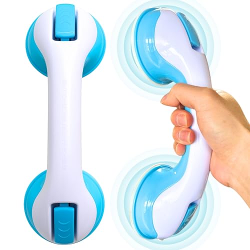 bath&bath 手摺 手すり 強力吸盤 浴槽 玄関 トイレ 介護 立ち上がり補助 転倒防止 ドアハンドル 工事不要 2個セット