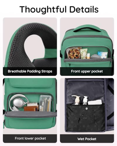 Image of Taygeer TSA Friendly Travel Backpack, 35L Simple Modern Carry On Backpack