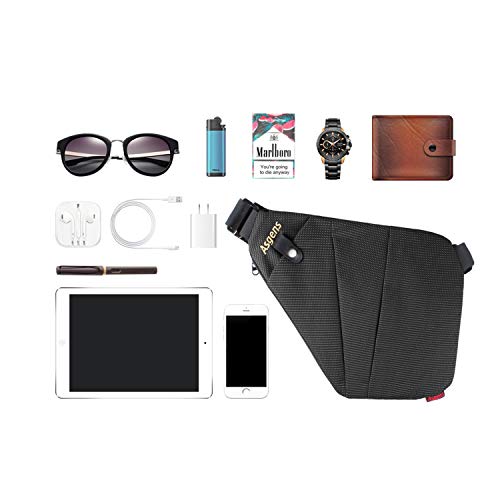 Asgens Crossbody Sport Borsttas Praktisch Multifunctioneel Anti-diefstal Beveiliging Sling Bag Waterdichte Koerierstas Vrije tijd Draagbaar voor Kinderen & Volwassenen Outdoor - Image 3
