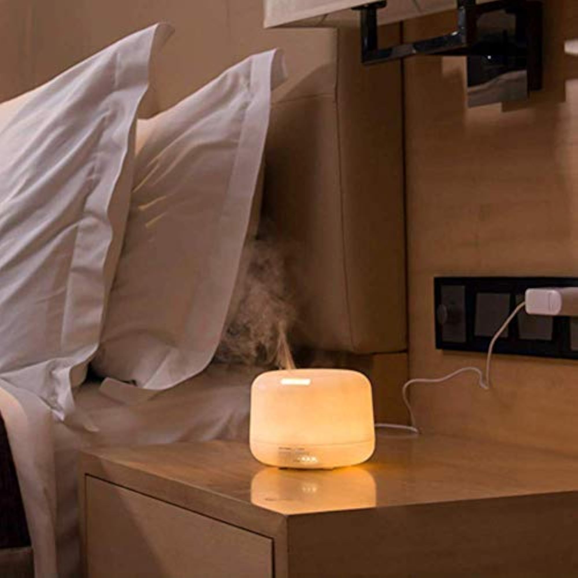 500ml Cool Mist Humidifier & Essential Oil Diffuser