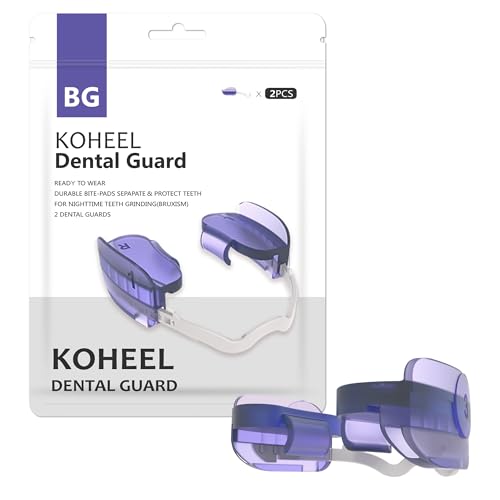 KOHEEL BG Adjustable Mouth Guard, No Boiling Night Guard, Stop Bruxism Dental Guard, 2 Count (Thick)
