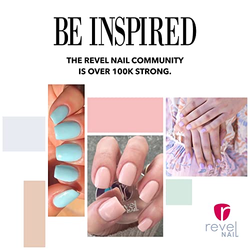 Revel Nail Dip Powder - Pastel Powder Dip Nail Polish, Chip Resistant Dip Nail Powder With Vitamin E And Calcium, Diy Manicure, 6-Pack #TOP4