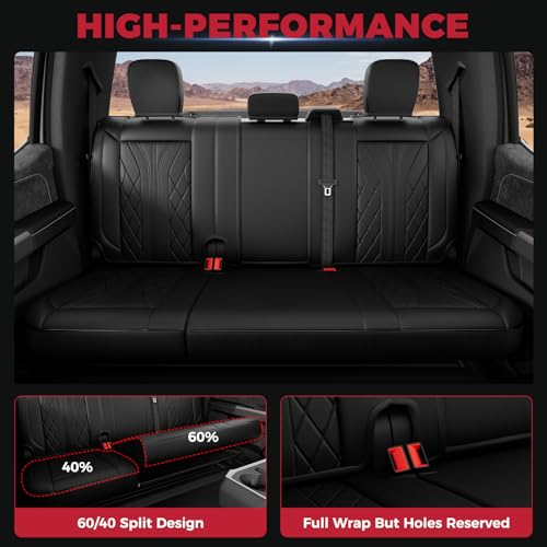 FREESOO Leather Seat Covers for F150