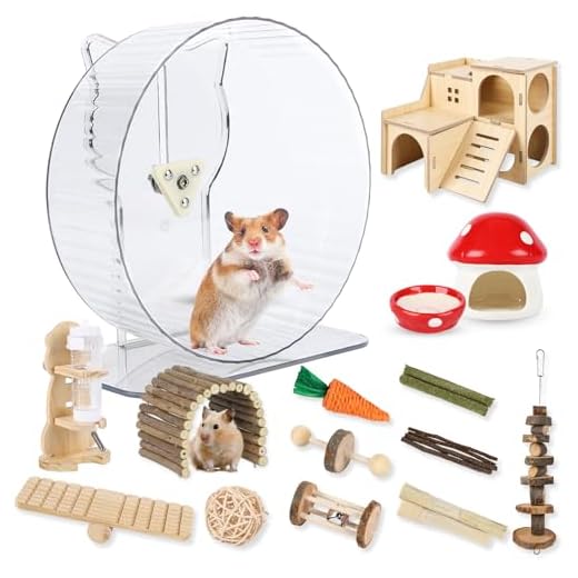 21 Piece Complete Hamster Care Set