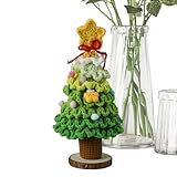 Decoraciones para árbol de Navidad, árbol de Navidad Tejido a Mano de 7 Capas en Colores degradados, navideños para Coche, hogar, Mesa, Chimenea, día de la Madre, Oficina, Interior