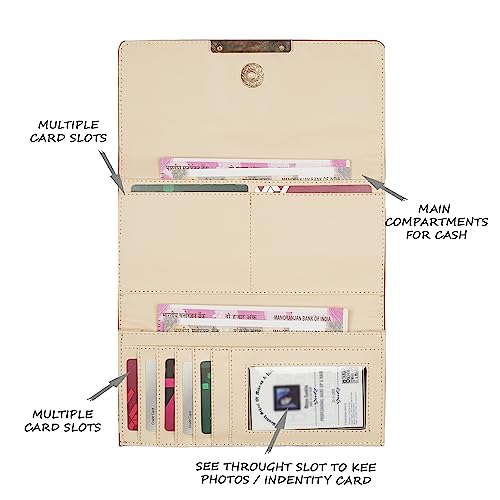 Image of Lavie Women's Bimet Trifold Wallet | Ladies Purse Handbag