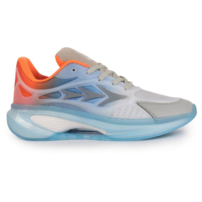 Image of FAUSTO Men's Sports Running Sneakers|Memory Cushion and Anti-Skid Bounce Back Phylon Sole|All Day Comfortable Walking Shoes|Gym and Training Shoes