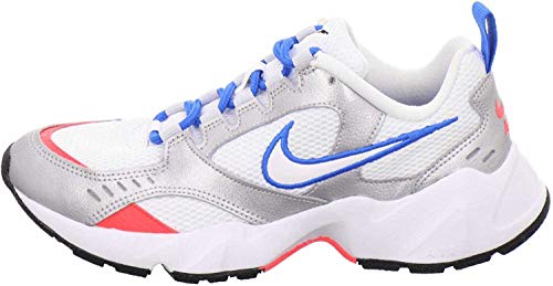Tênis de corrida feminino Nike, Foto branca multicolorida azul metálico prata 101, 4 M UK