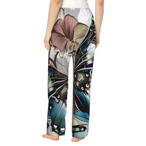 Pantalon de pyjama avec poches amples en textile fluide