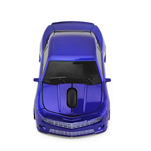 Image of AI5G Wireless Sport Car Mouse - Optical with 2.4GHz Nano USB LED Headlight (Blue) for Laptop /Desktop