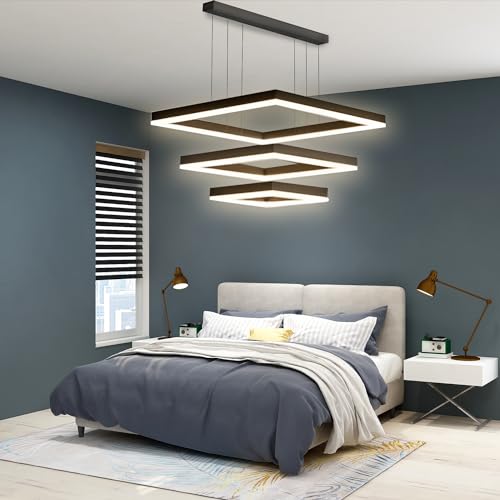 Arcadia Lampadario Led Soffitto a Sospensione Moderno con Luce Calda e Fredda Dimmerabile,...