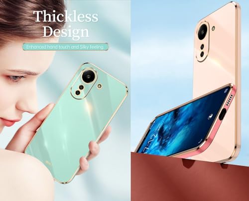 WOKEZ Silikonfodral för Xiaomi Redmi 13C/Poco C65, Vit Skyddande Case