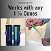 Purple Rose Supply Pre Roll Machine | Cone Roller & Filler - Extends Cone Burn 3x, Money Saver | Even Burn, No Runs, Amazing Airflow | Works with any 1 1/4 Cones | 3-Step Process: Compress, Cure, Roll