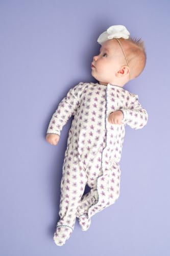 Soft Magnetic Baby Boys Girls Footie Pajamas, Magnetic Closure, One Piece with Mitten Cuffs2