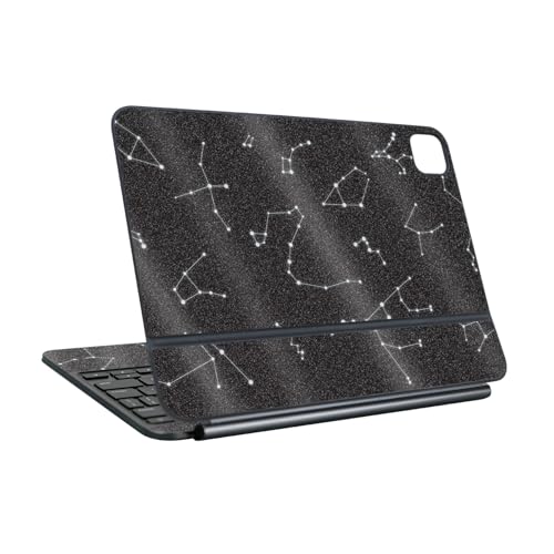 Glossy Glitter Keyboard Skin Compatible with Apple Magic Keyboard for iPad Pro 11" (M5) 2025 - Constellations - Premium 3M Vinyl Protective Wrap Decal Cover | Crafted in The USA by MightySkins