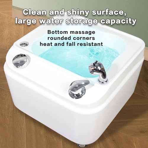 Spa de pies con luz y masaje sin bomba de agua miniatura 5
