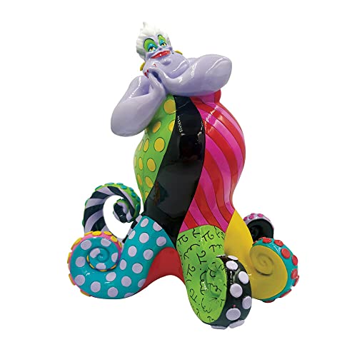 Enesco Disney Britto Collezione Ursula Figurine, Resina, Multicolore, Height 17Cm