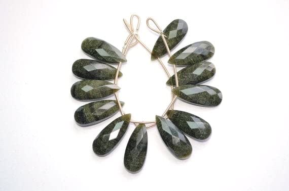 Perles en obsidienne dorée naturelle LKBEADS pour fabriquer vos bijoux de soirée