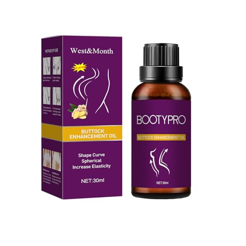 Bootypro Hip Lifting Massage Oil, Buttock Enhancement Massage Oil, Natural Herbal Plump Up Booty Enhancement Oil, Hip Lift Essential Oil, Hip Butt Buttocks Enlargement Lifting Essential Oil (1PC)