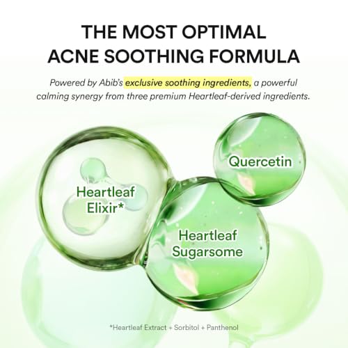 Image of Abib Heartleaf Essence Pad Clear Touch 70 Pads 8.45 fl oz | Soothing Toner Pads for Acne-Prone Skin with Succinic Acid, Niacinamide, Gentle Exfoliation, Korean Skin Care (New /Refillable)