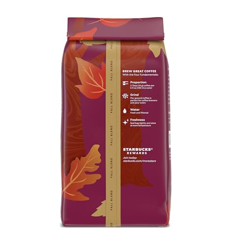 Starbucks Ground Coffee, Medium Roast Coffee, Fall Blend, 100% Arabica, Limited Edition, 1 Bag (17 Oz) - image 8