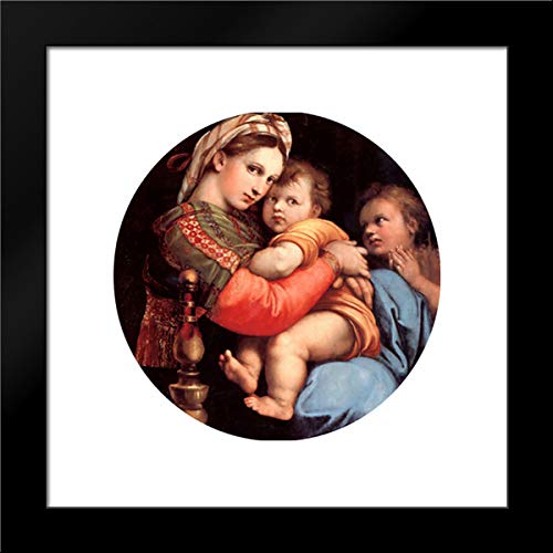 Amazon.com: The Madonna Of The Chair 15x15 Framed Art Print by Raphael ...