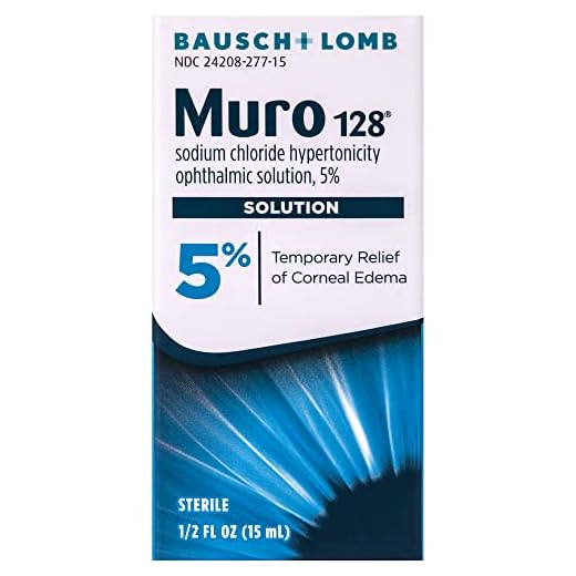 Muro 128, Sodium Chloride Ophthalmic Solution, 0.5 Oz, Eye Drops