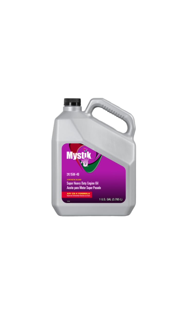 Mystik JT-8 Synthetic Blend Super Heavy Duty 15W-40 | 1 Gallon Jug (Pack of 1)