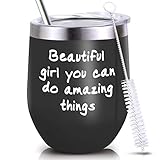 Tumbler Inspiration Birthday Gift for Teenage Girls Sister Daughter Women Best Friend all Lady, 12...