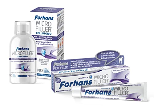 Forhans , Microfiller Mundwasser, aktives Remineralisierungssystem, tägliche Zahnschmelzfüllung, schnelle Linderung bei empfindlichen Zähnen, Plaque-Reiniger, paraben- und fluoridfrei, 500 ml – Bild 7