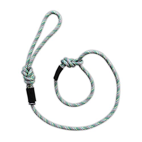 Wilderdog Climbing Rope Slip Lead Dog Leash for Training Medium & Large Dogs - 5ft - Alpine